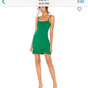 Green Revolve mini dress